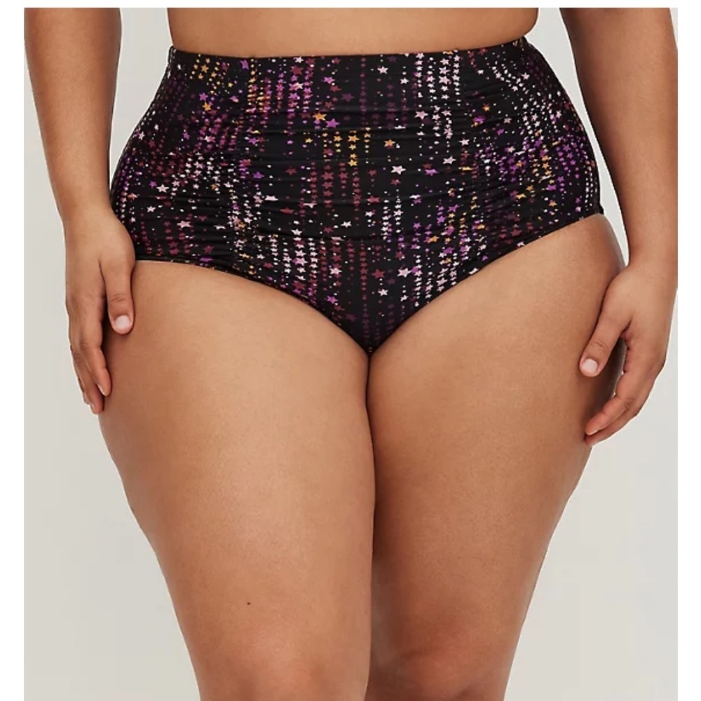 New Torrid‎ sz 2 Stars High Waisted Swim Bathing Suit Bottoms 2X
